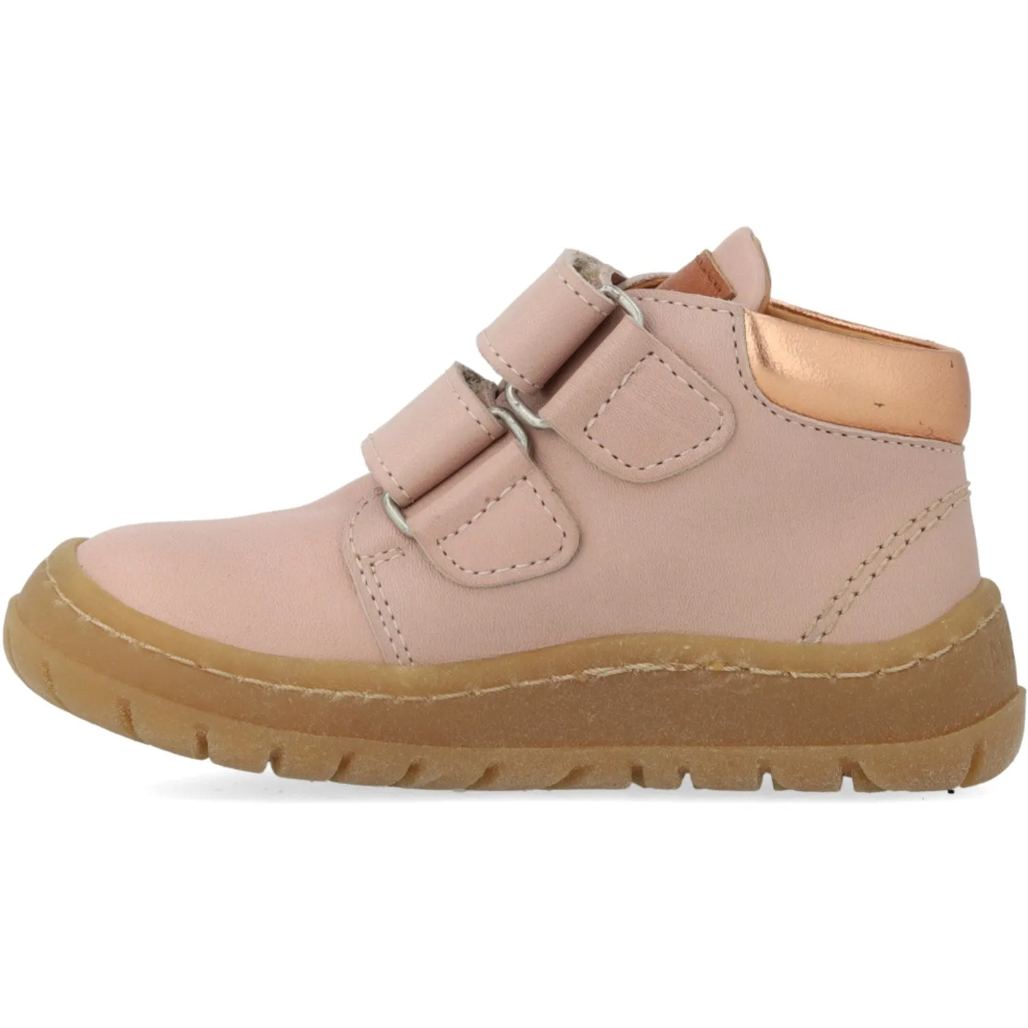 Angulus Rosebud/Tan/Copper Shine Beginner Mid-Cut Sneaker