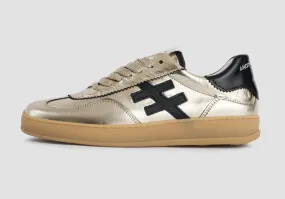 ANOTHER TREND gold and black sneakers