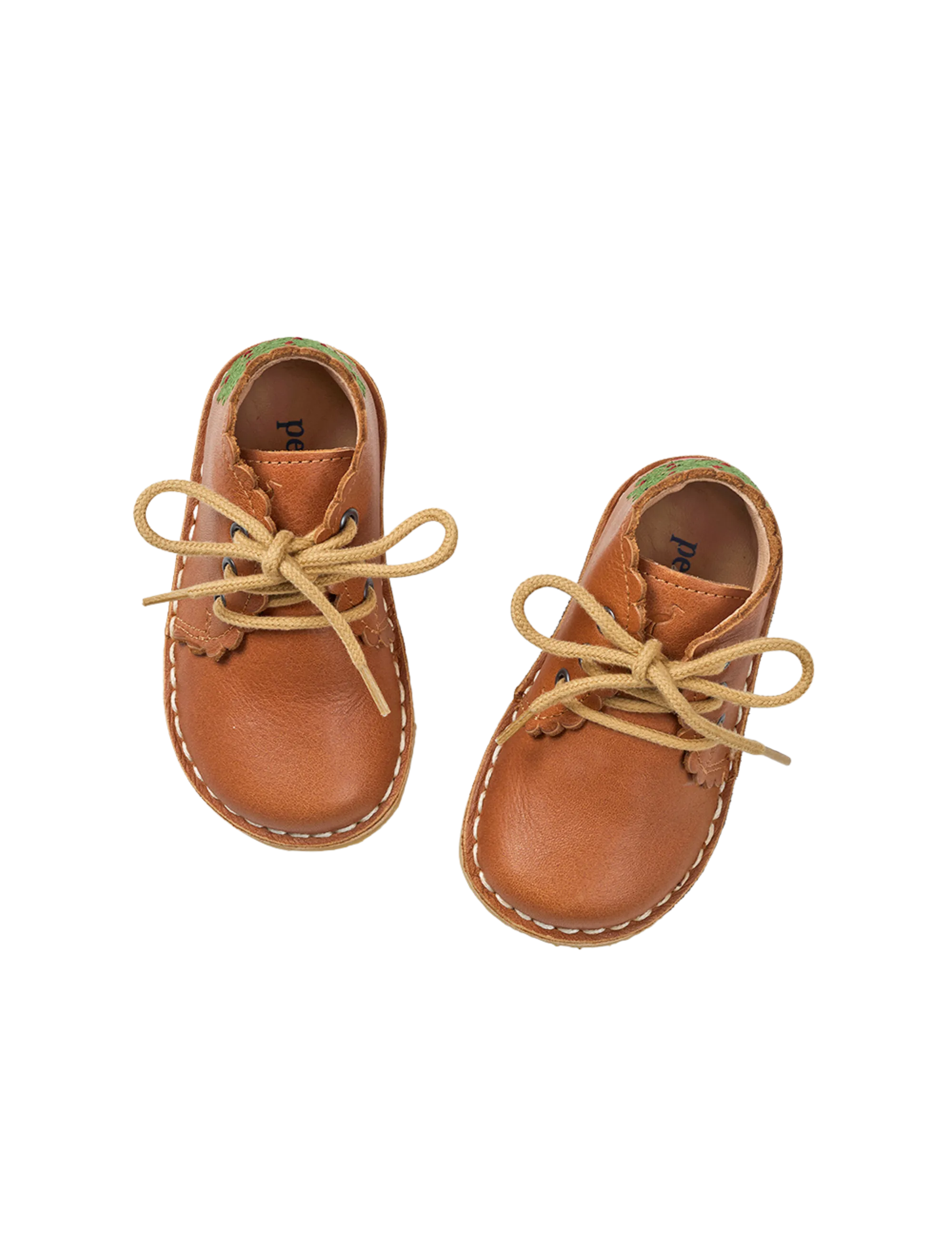 Apple Tree Scallop Boot - Cognac