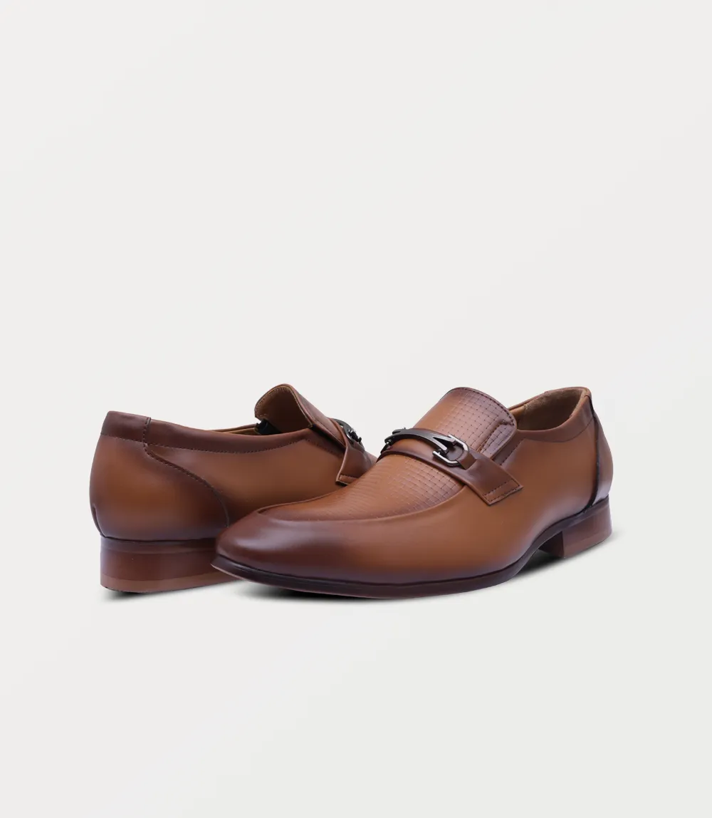 BM5085-TAN-Men Formal Slip on