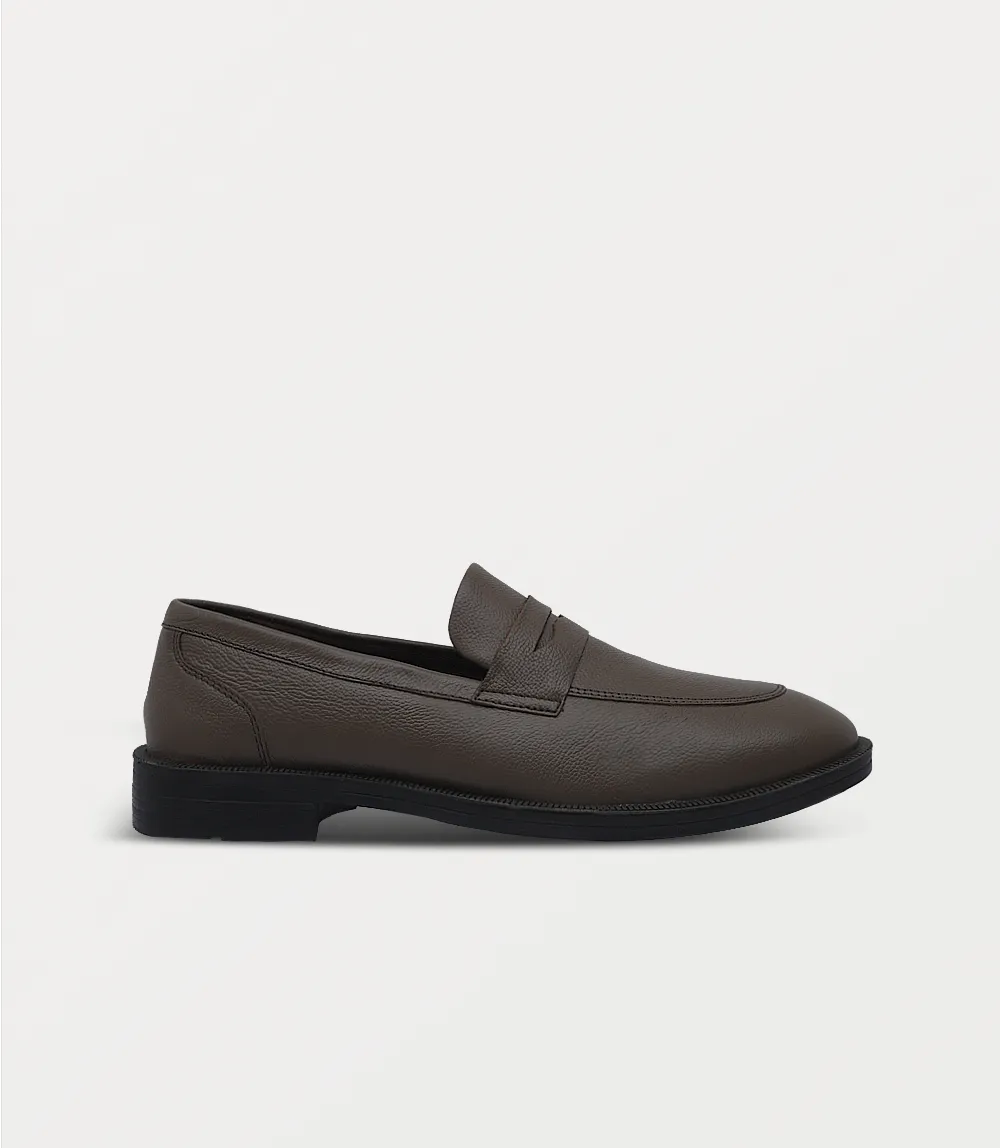 BM5268-BROWN-Men Slip On