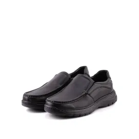 camel active Leather Elegant Slip On Formal Shoes Men Black GARDNER 802404-HX1-1