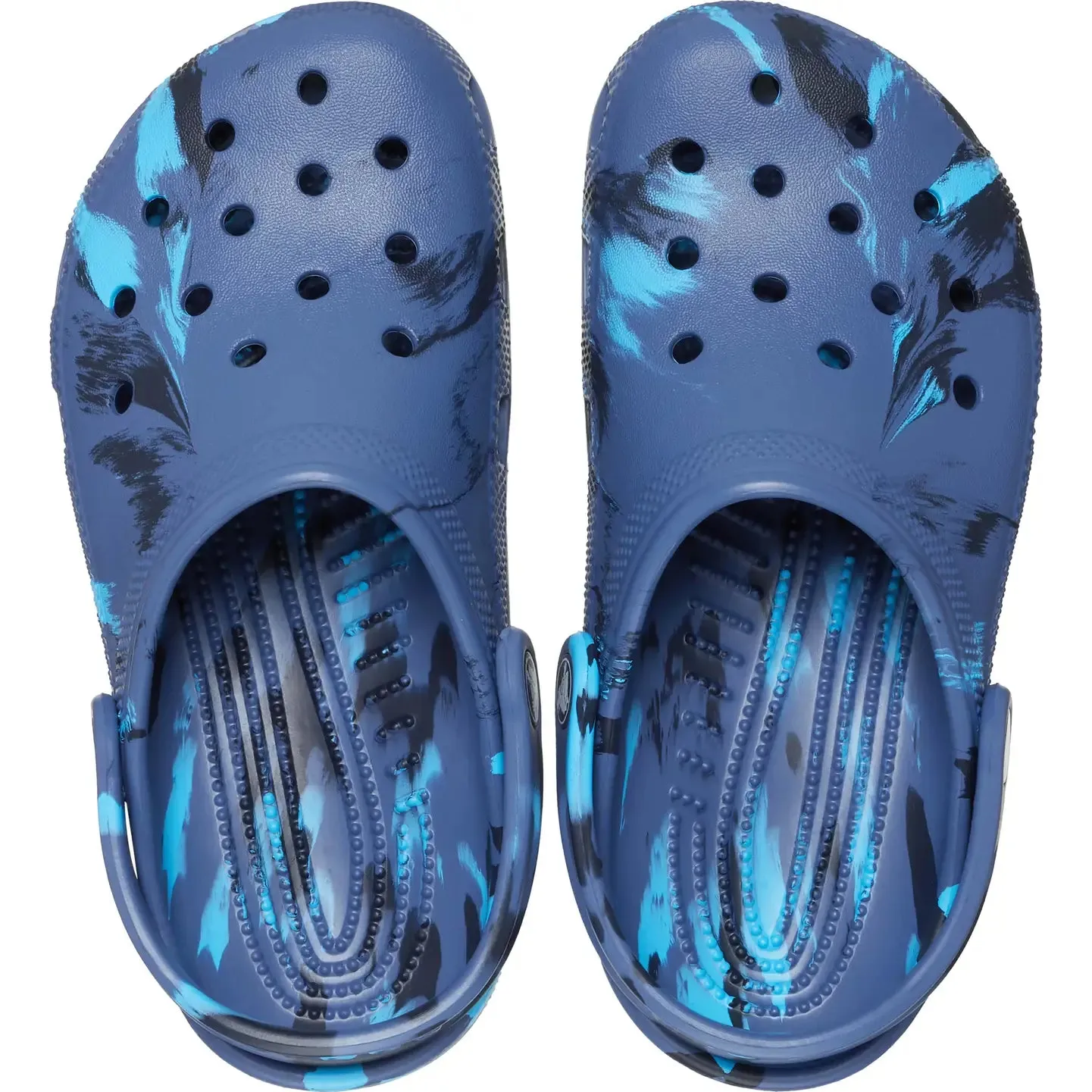 Crocs - Classic Marbled Clog Toddlers (Navy/Multi)