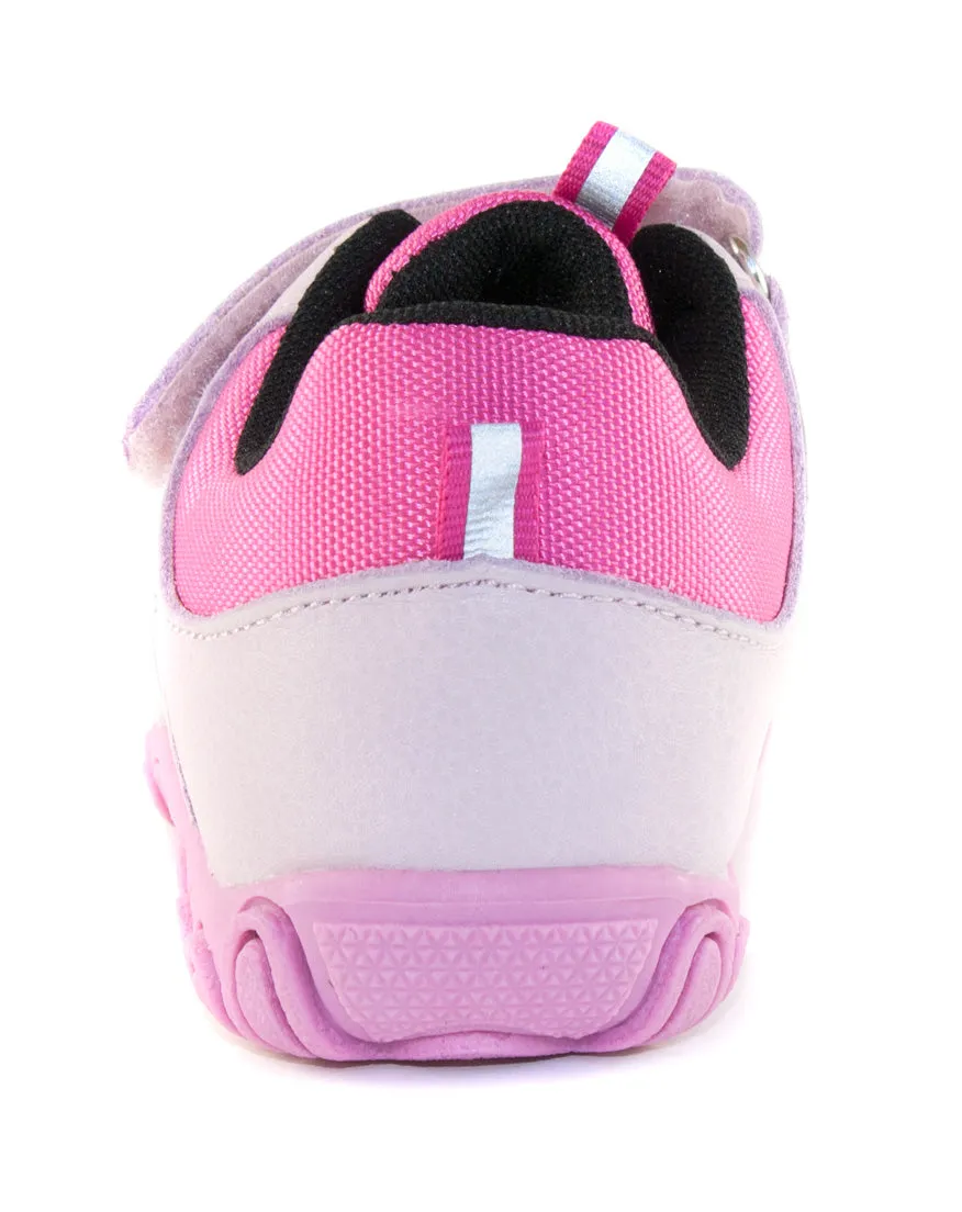 D.D. Step little kid girl waterproof double strap shoes light pink size US 8.5-12