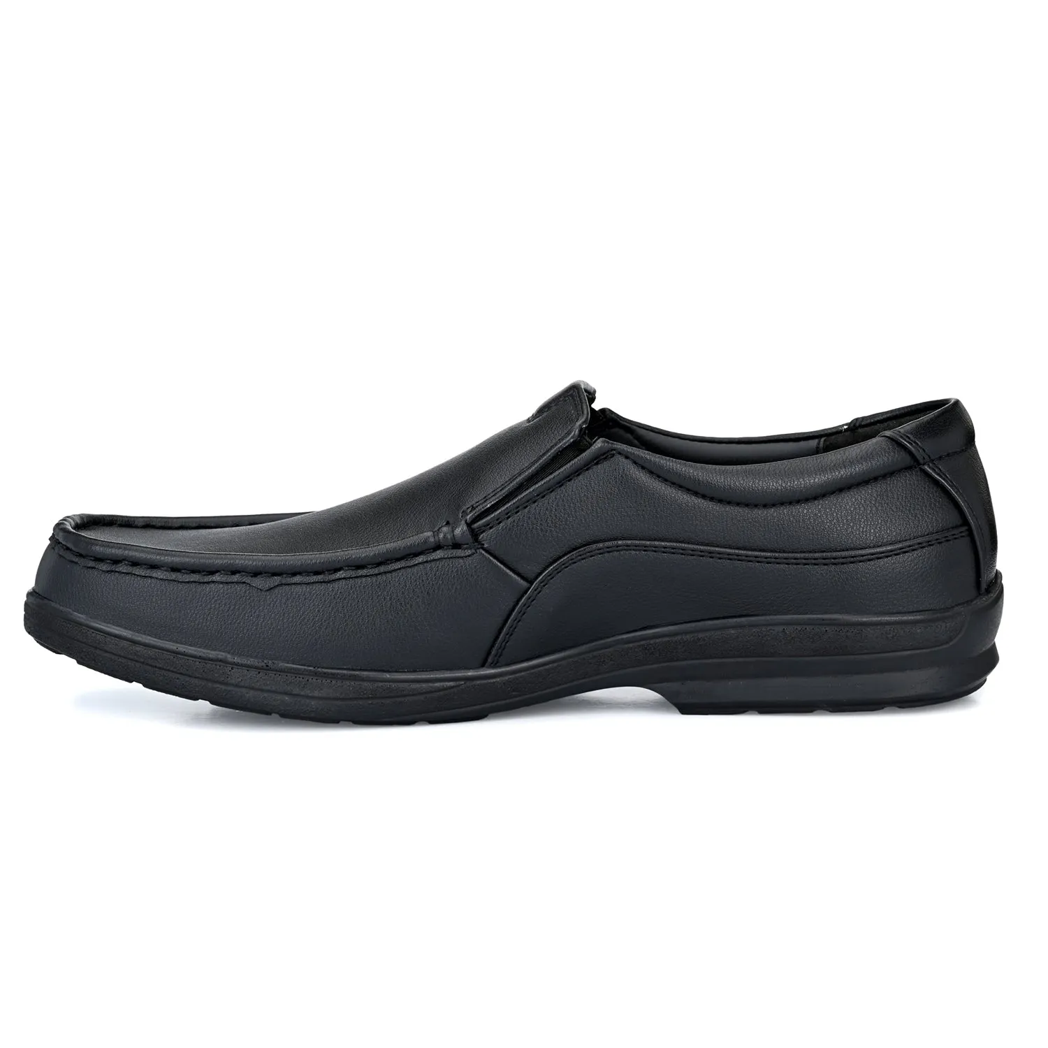 Eego Italy Plus Size Light Weight Comfortable Formal Shoes GT-9-BLACK