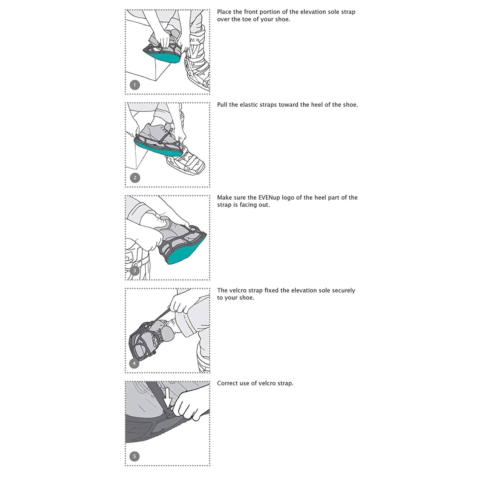 Evenup Shoe Leveler, Small