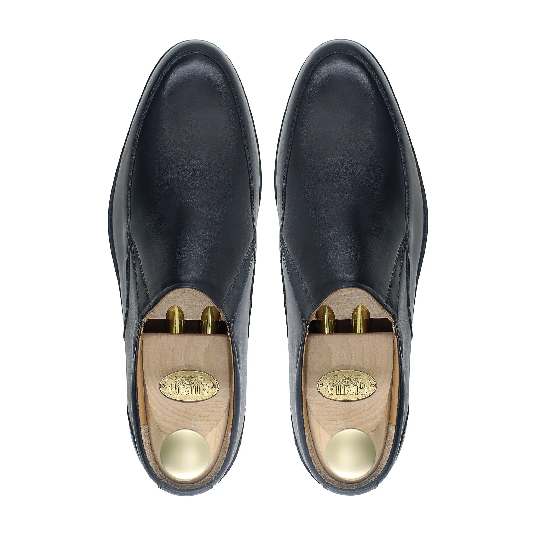 Evita - Men's Black Calf Leather Loafer