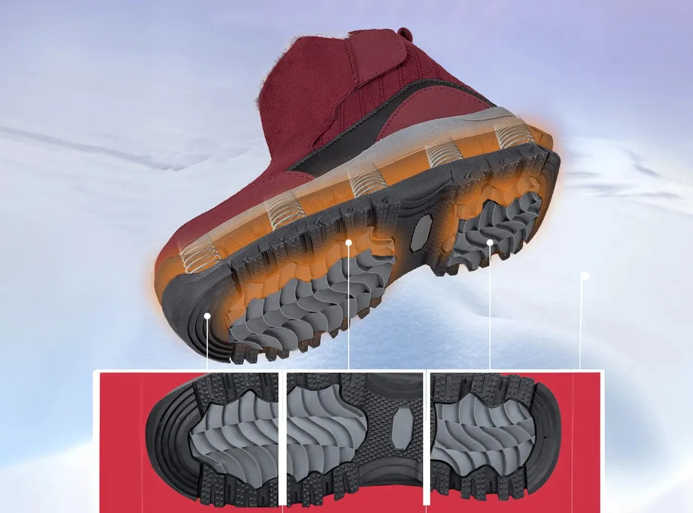FitVille Women's High-Top Winter Snow Boots