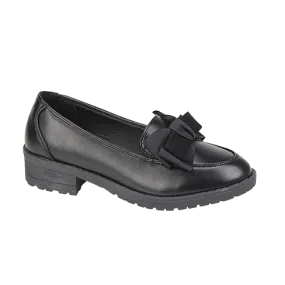 Girls healed Shoe with Bow in Black