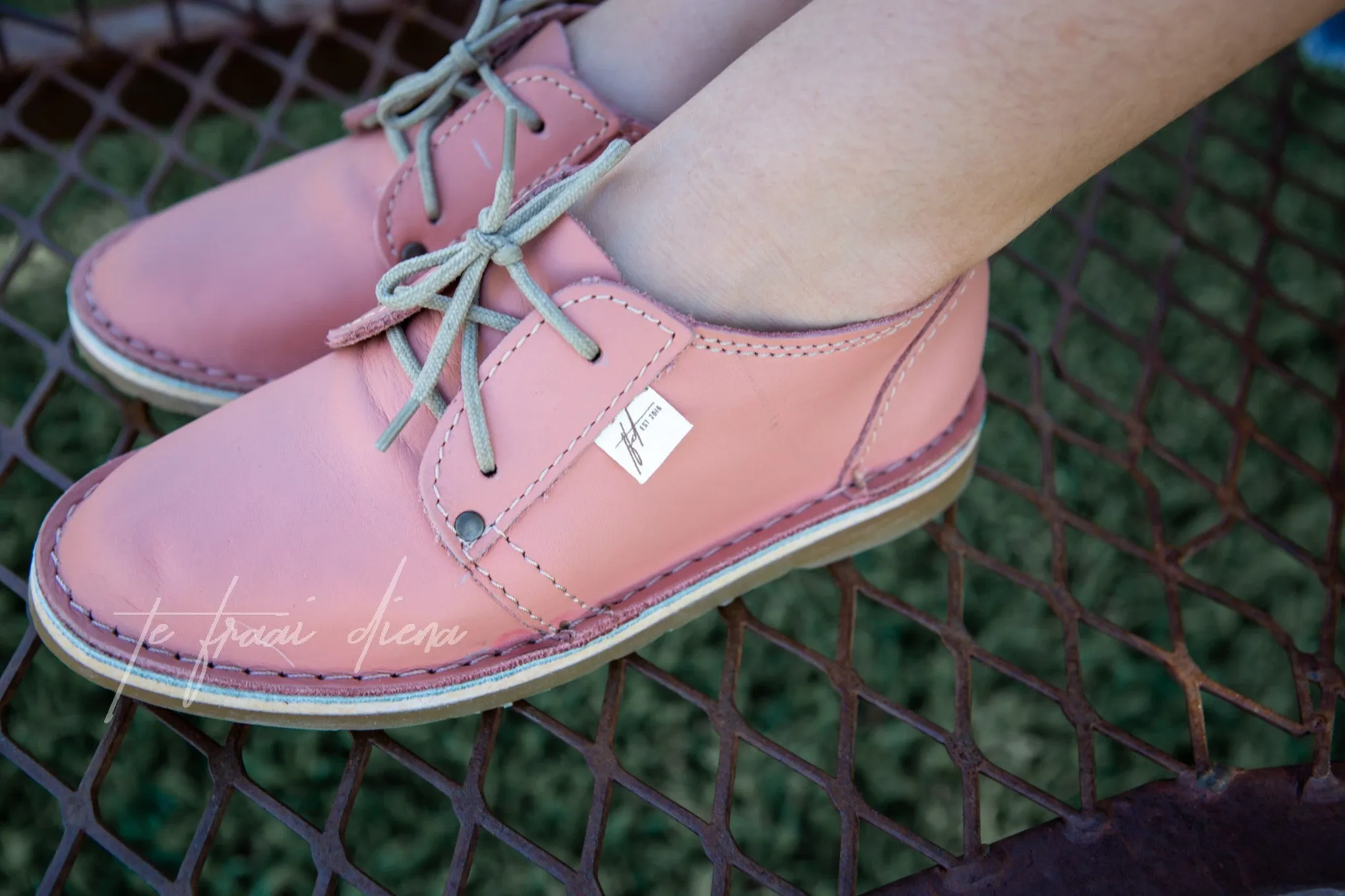 Girls Vellies - Rose Pink