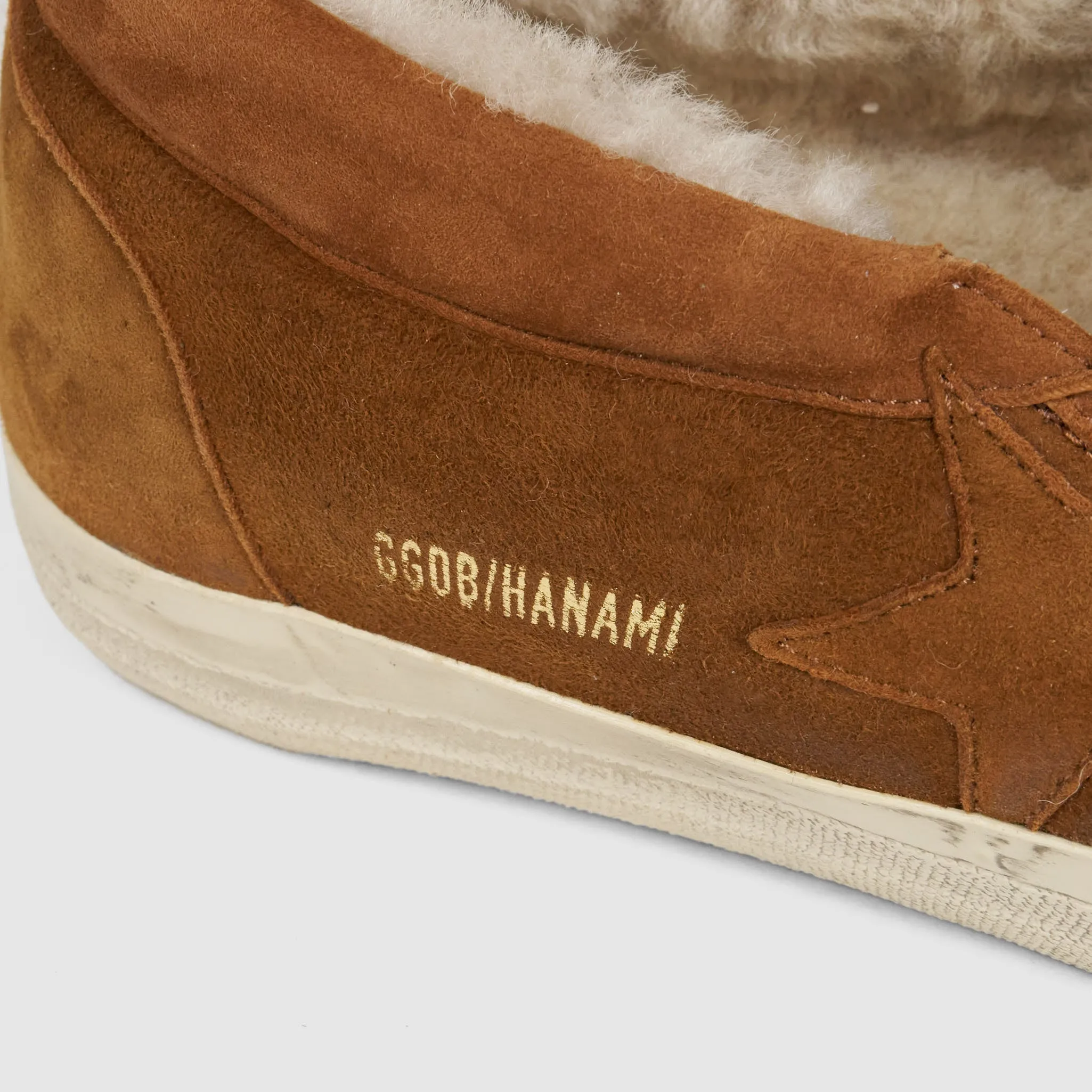 Golden Goose Shearling Slip On Sneakers