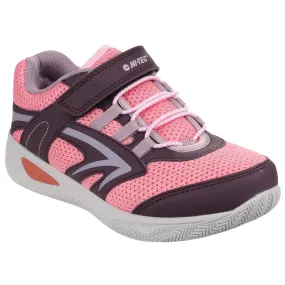 Hi-Teec Children's Thunder Trainer Girls Shoes - Breathable Kids Sneakers with Non-Slip Sole, Stylish Sports Shoes for Active Girls, Sizes 3-8 UK