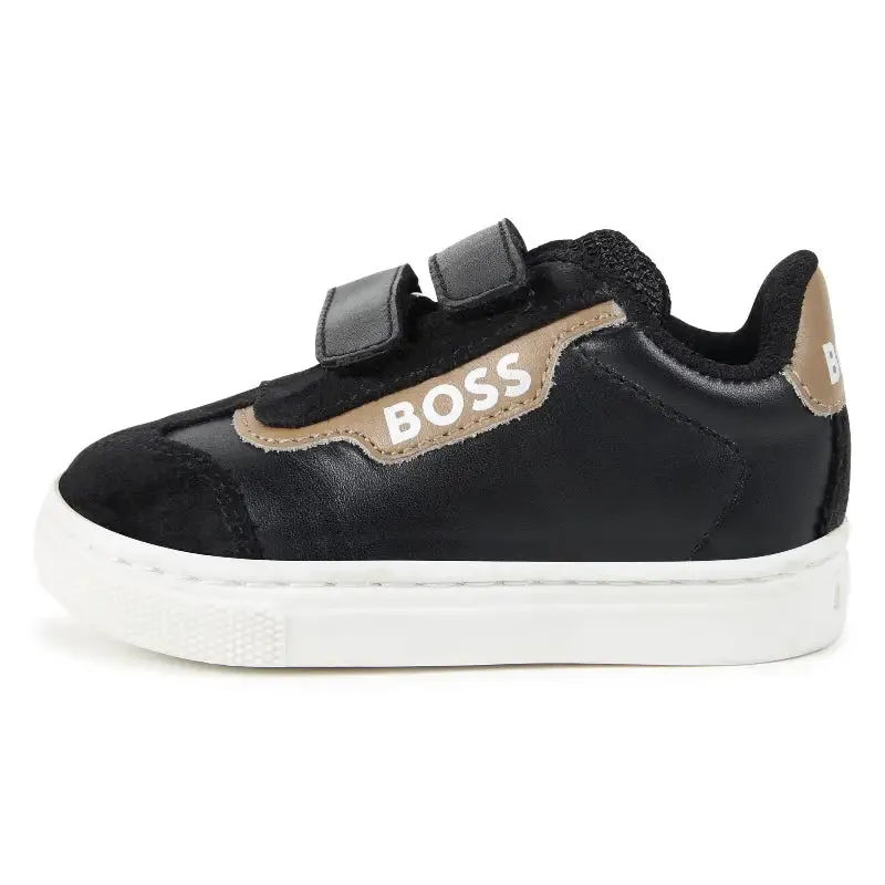 Hugo Boss Black Velcro Sneaker J51346