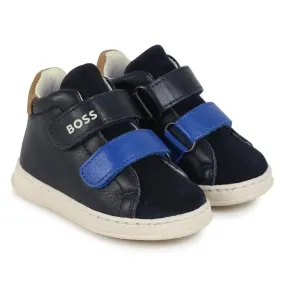 Hugo Boss Navy Blue Velcro Sneaker J51347
