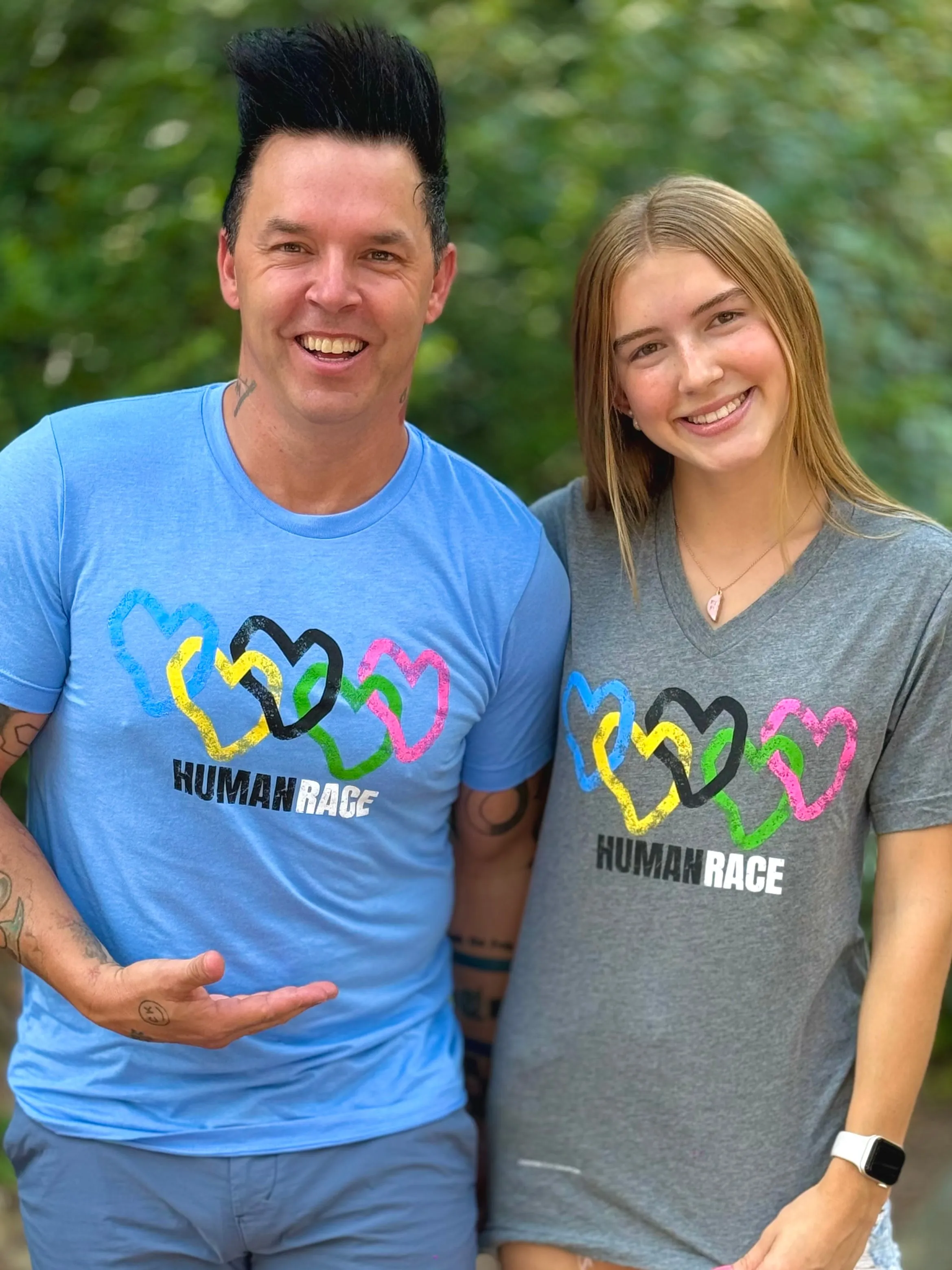 HUMAN RACE OLYMPIC V-NECK TEE