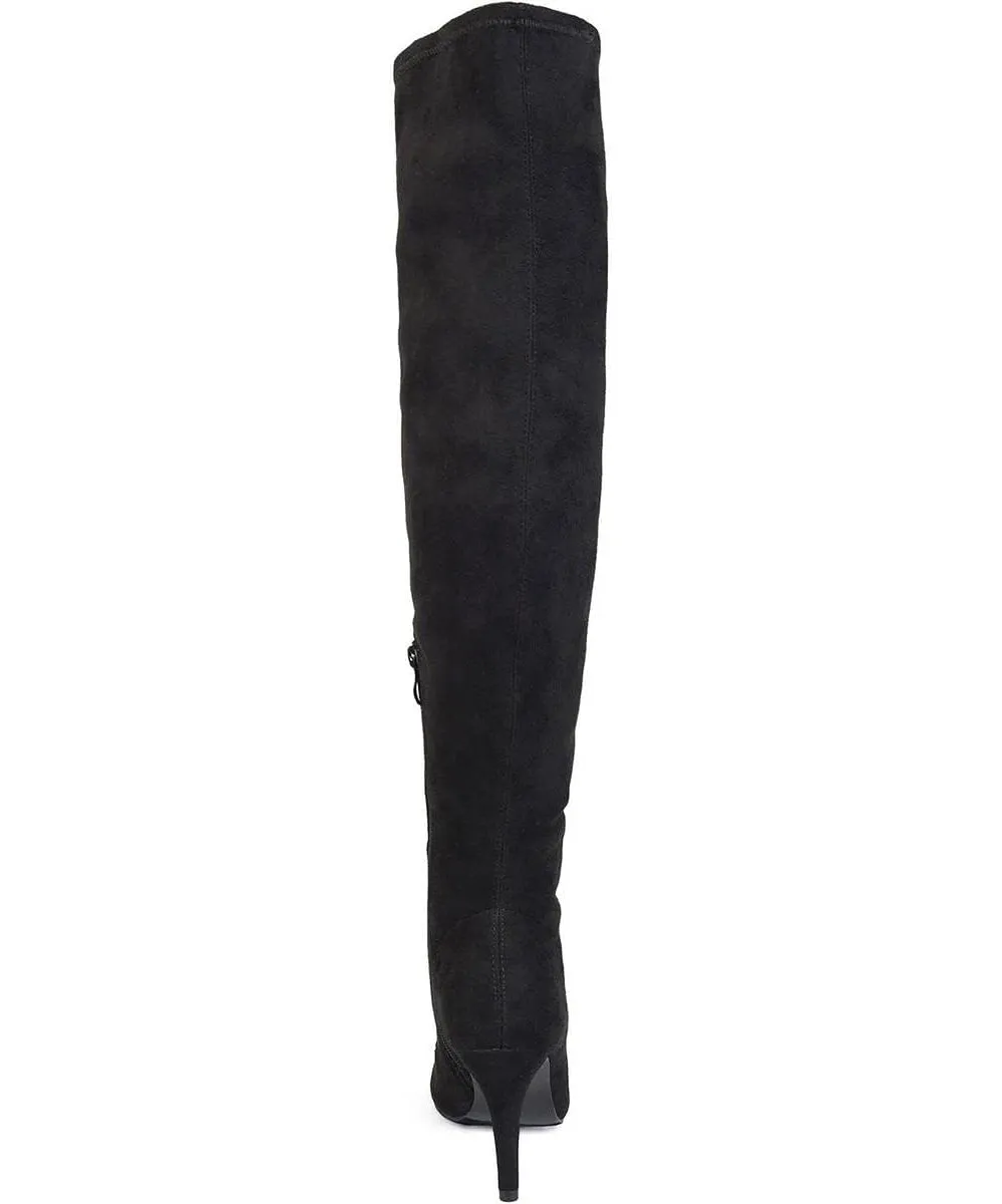 Journee Collection Women's Trill Almond Toe Over-the-knee Boots  Color Black Size 8M
