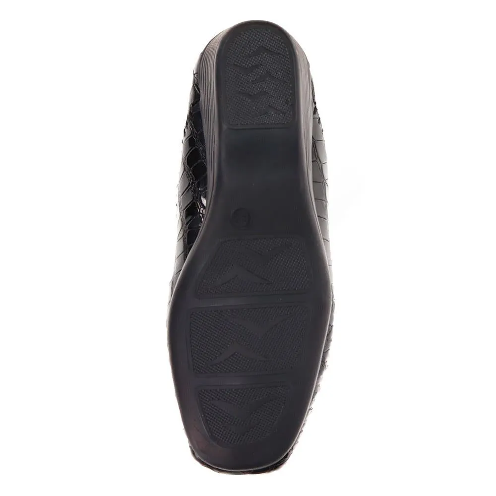Leather Slip-On Heeled Shoes - NAP39019 / 326 161