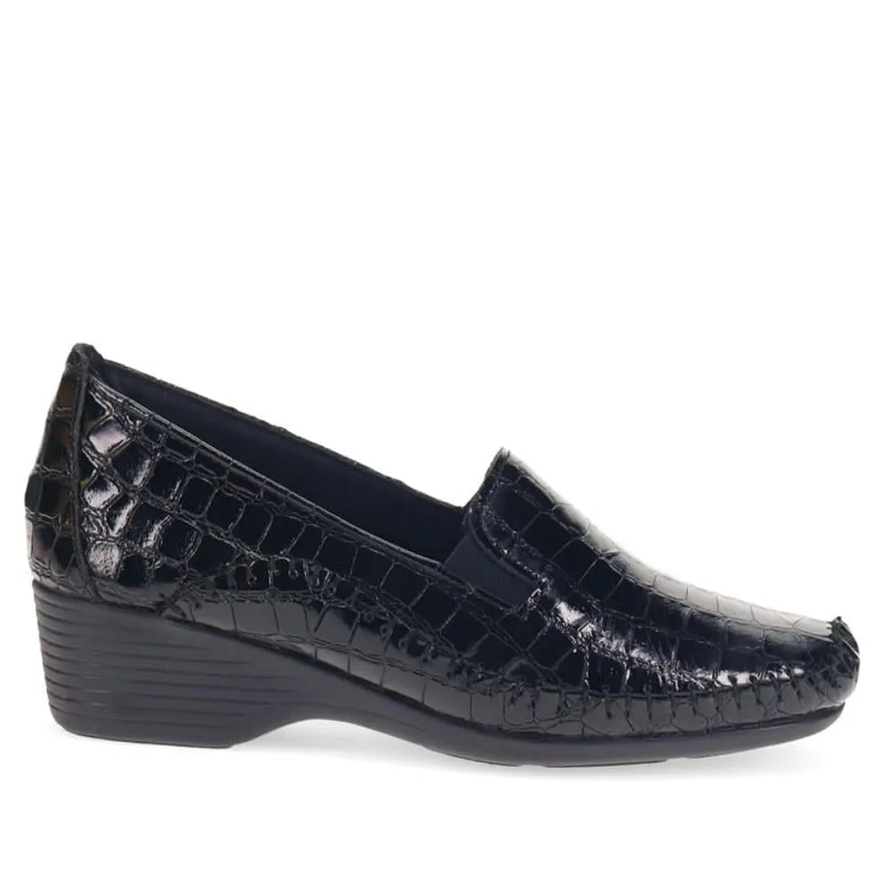Leather Slip-On Heeled Shoes - NAP39019 / 326 161