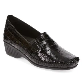 Leather Slip-On Heeled Shoes - NAP39019 / 326 161