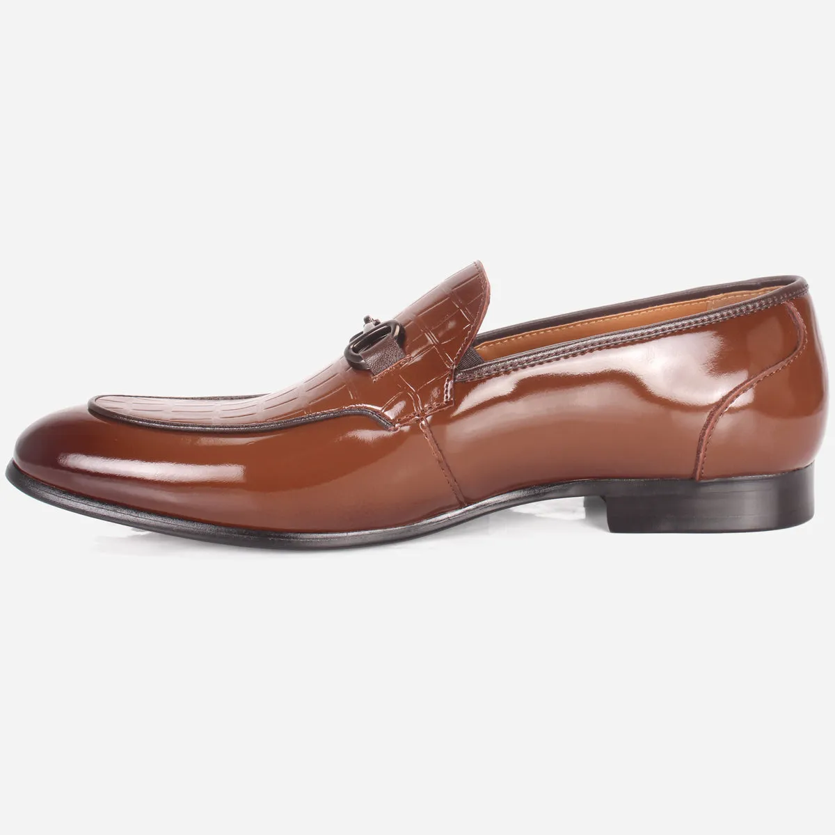 Mens "KAZIN" Leather Office Formal Slide In Shoes