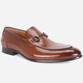 Mens "KAZIN" Leather Office Formal Slide In Shoes