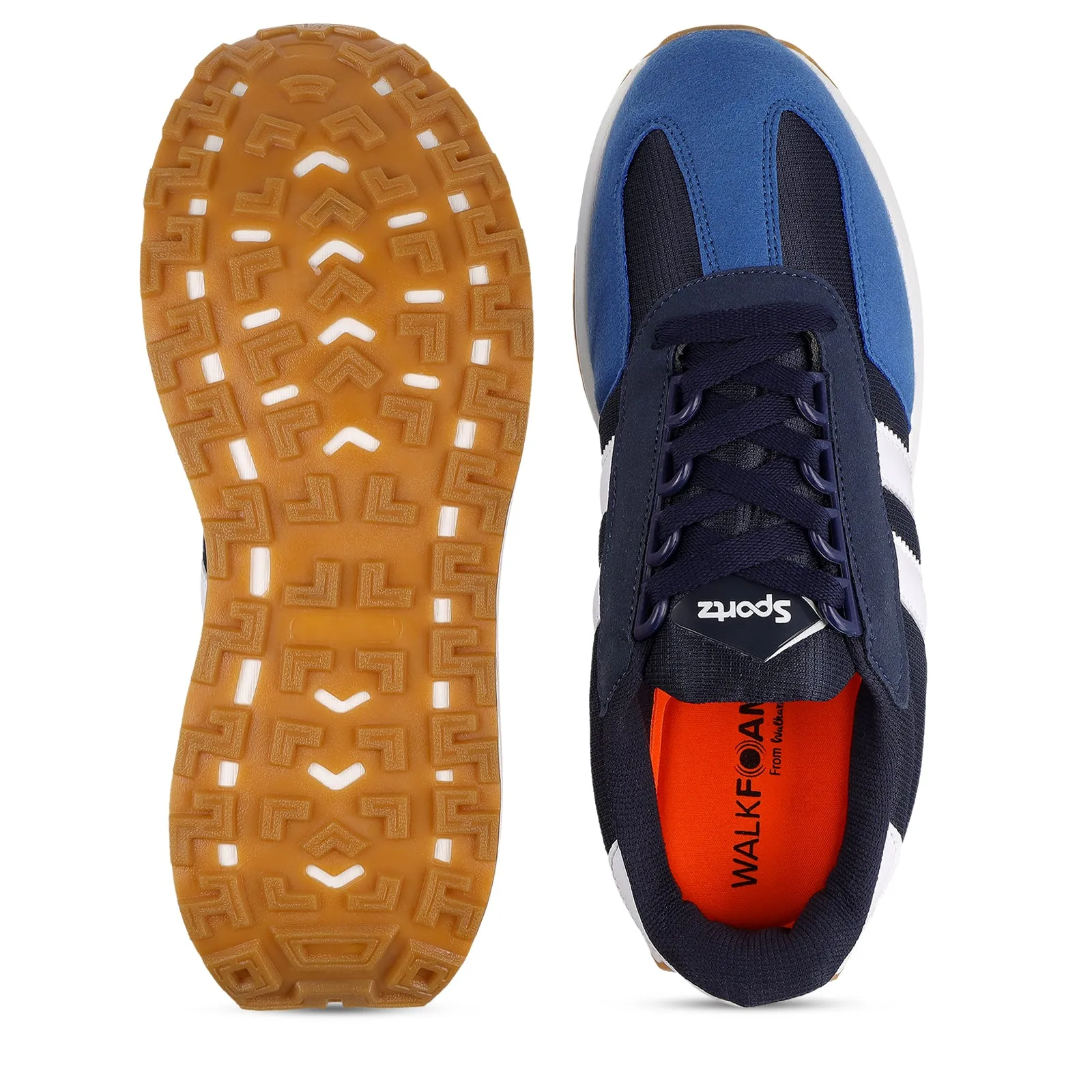 Men's Sports Sneakers - WY3491 Navy Blue