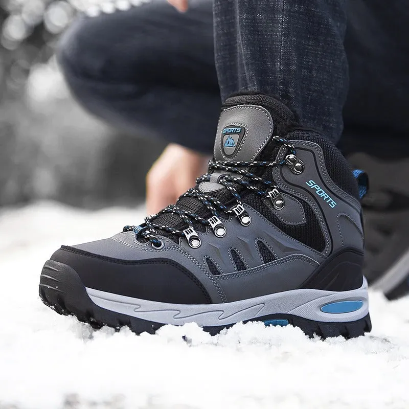 Men's Warm Hiking Snow Ankle Boots