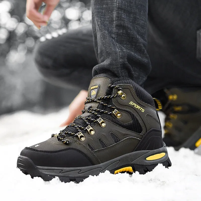 Men's Warm Hiking Snow Ankle Boots