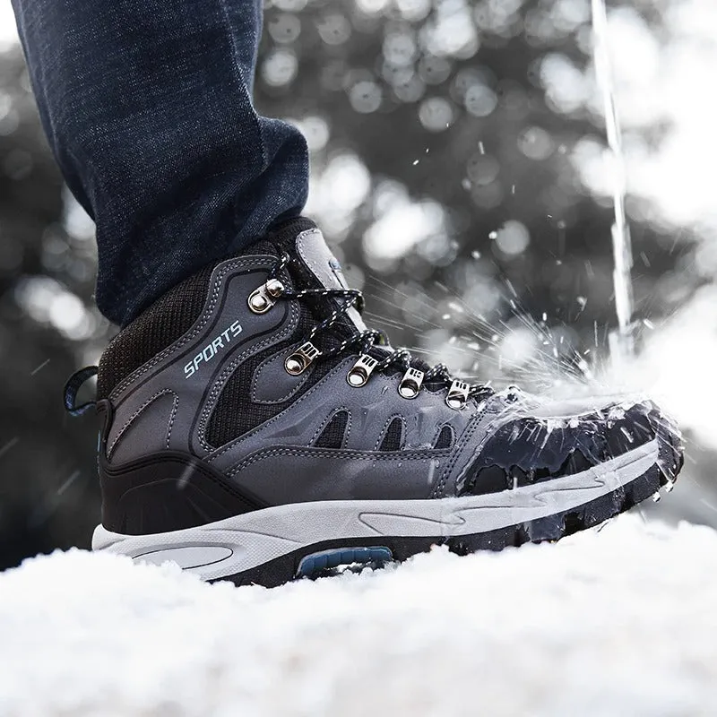 Men's Warm Hiking Snow Ankle Boots