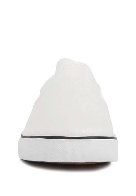 Merlin Canvas Slip On Sneakers