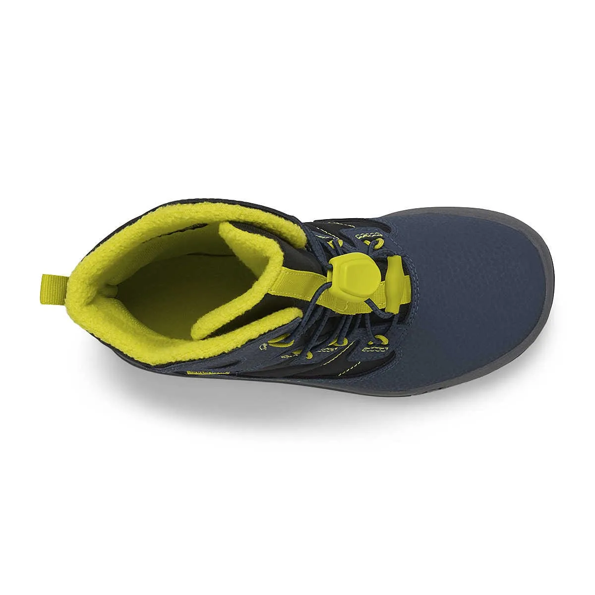 Merrell Big Kid's Snow Bank 4.0 Waterproof Winter Boots - Navy/Lime