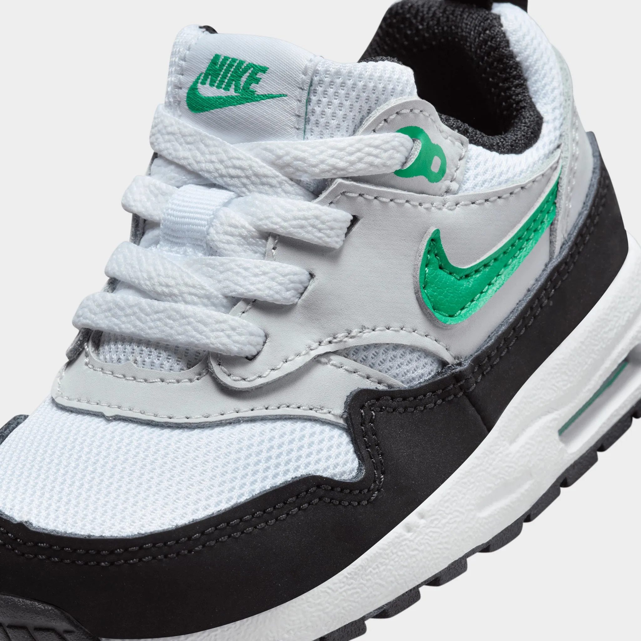 Nike Air Max 1 EasyOn TD White / Stadium Green - Pure Platinum