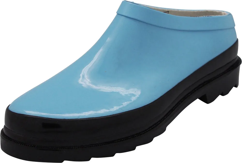Norty Womens Garden Clog Waterproof Rain Boot For Ladies Winter Spring & Garden - Runs 1/2 Size Large