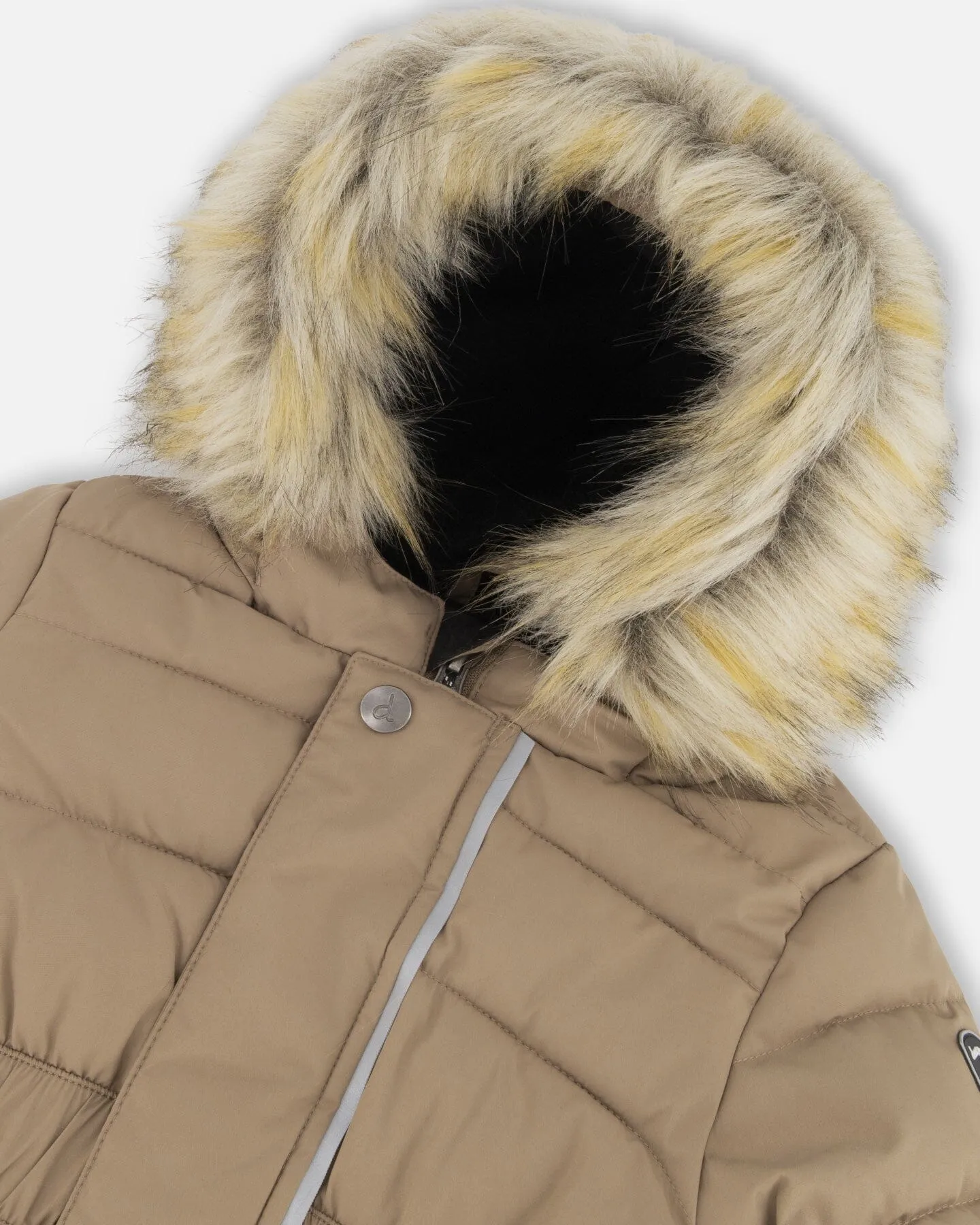 One Piece Baby Snowsuit Coffee