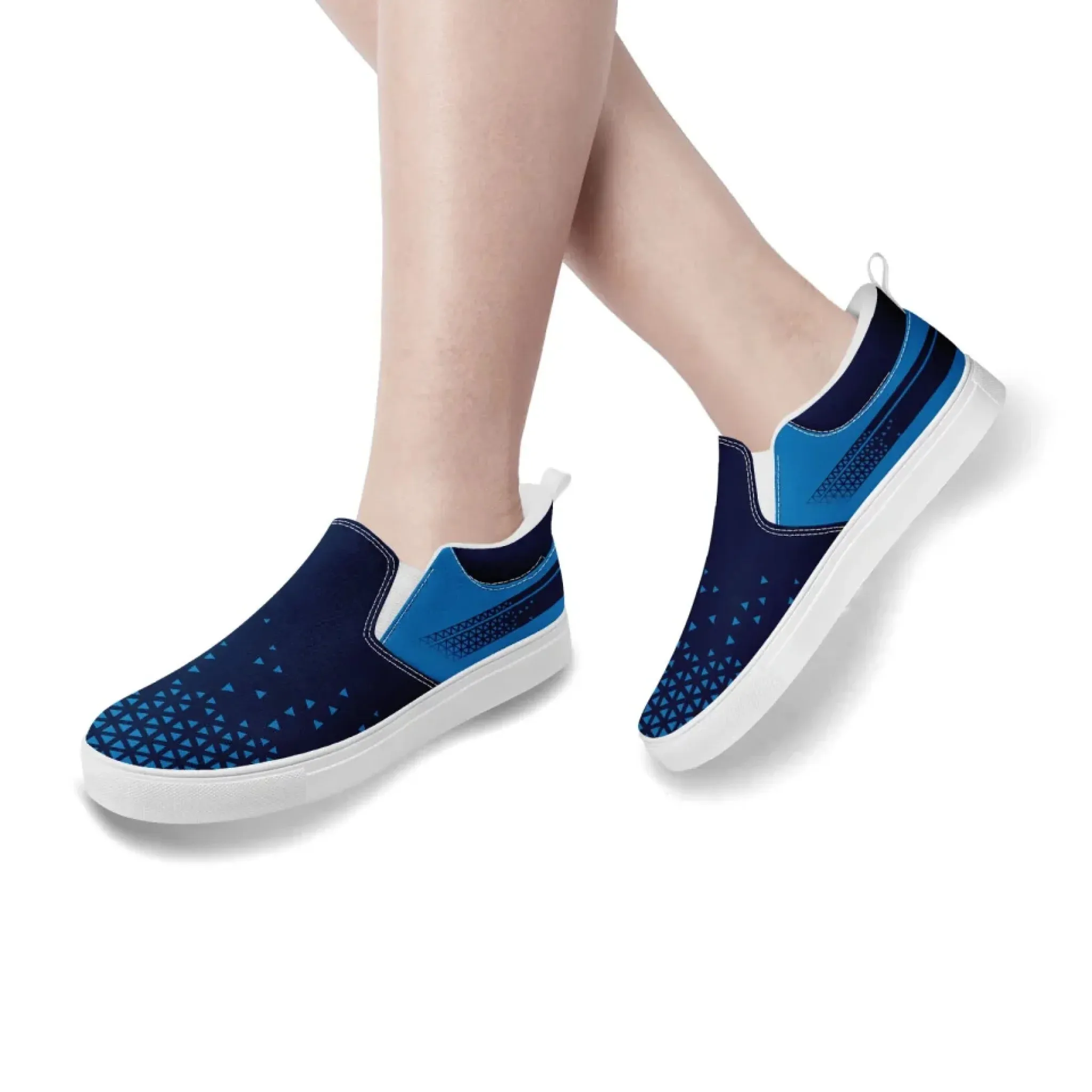 Personalized Event Fashion Sneakers, Custom Stylish and Comfortable Slip On Shoes, Company Gift