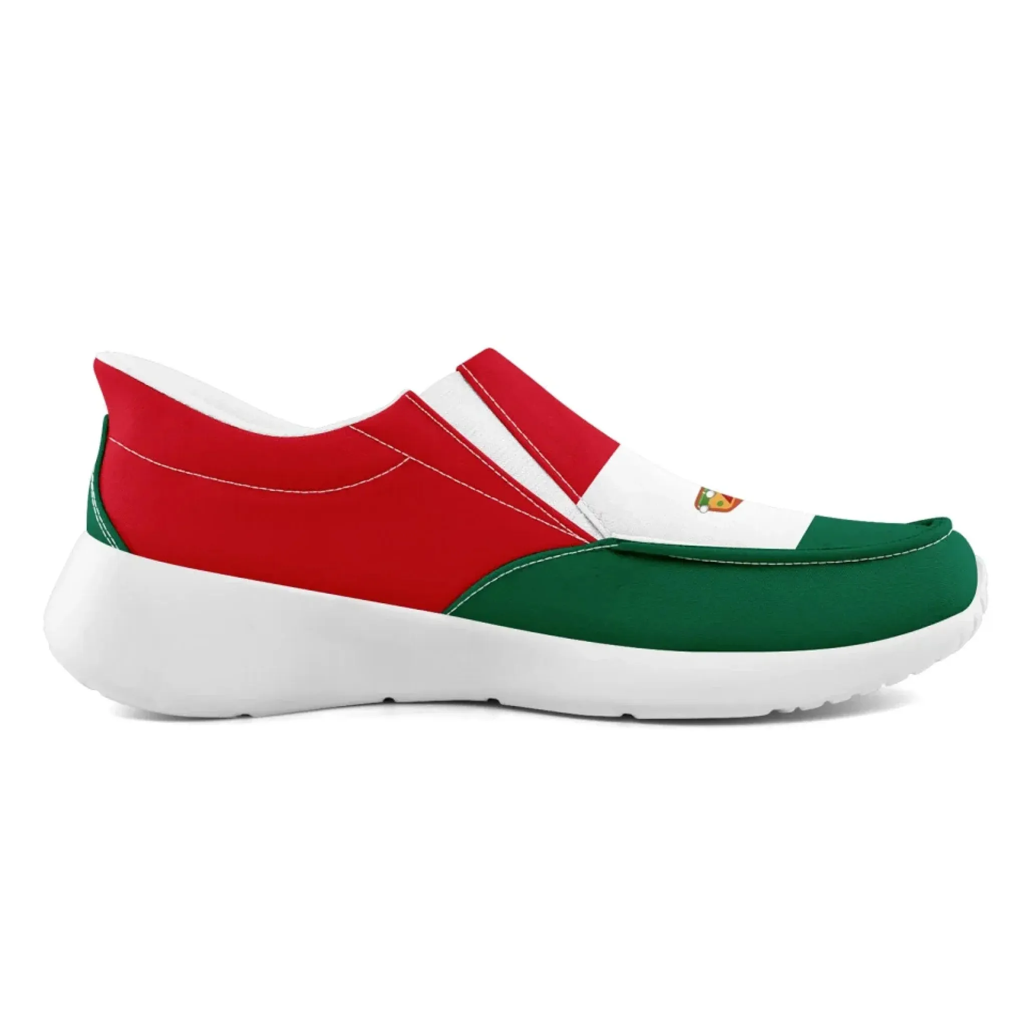Personalized Mexico  Flag Sneakers, Custom  Comfortable and Patriotic Casual Shoes, Slip On Shoes