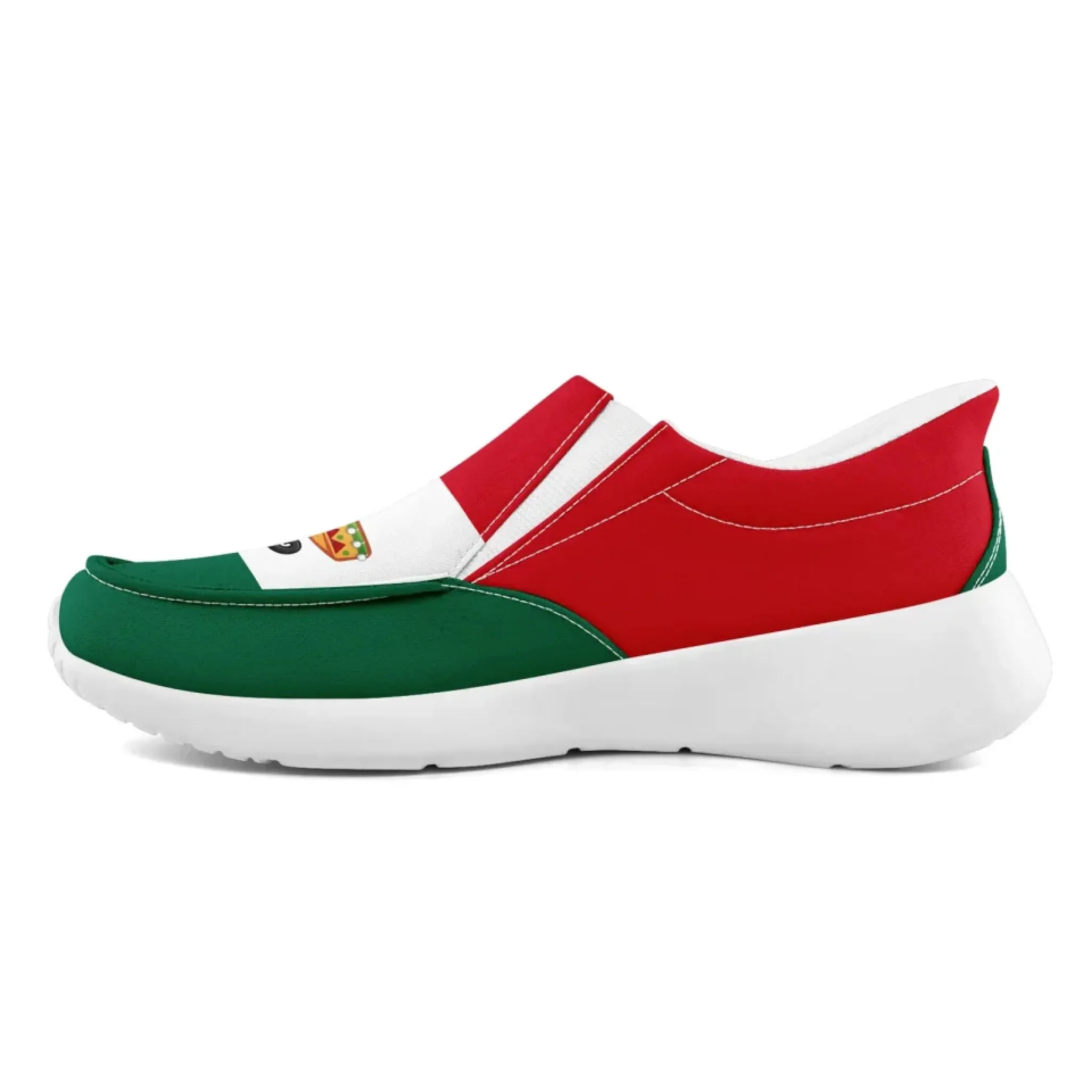 Personalized Mexico  Flag Sneakers, Custom  Comfortable and Patriotic Casual Shoes, Slip On Shoes