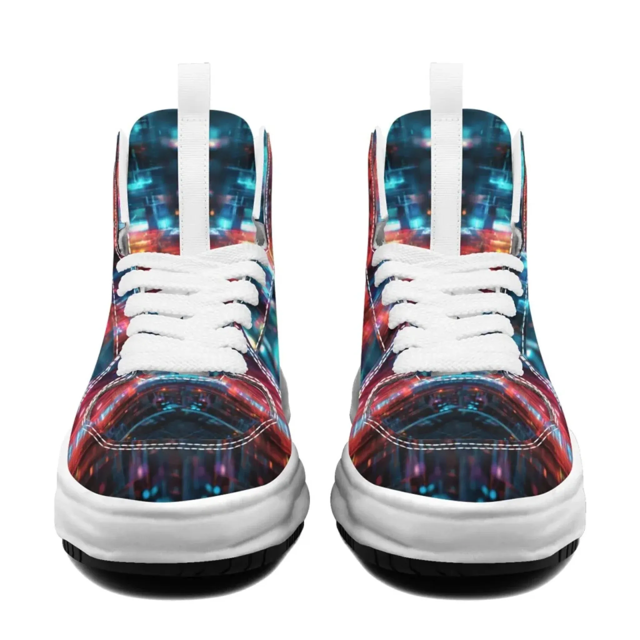 Personalized Trump Sneakers, Custom Pride Leather High Top Shoes, Bio-degradable Unisex Shoes