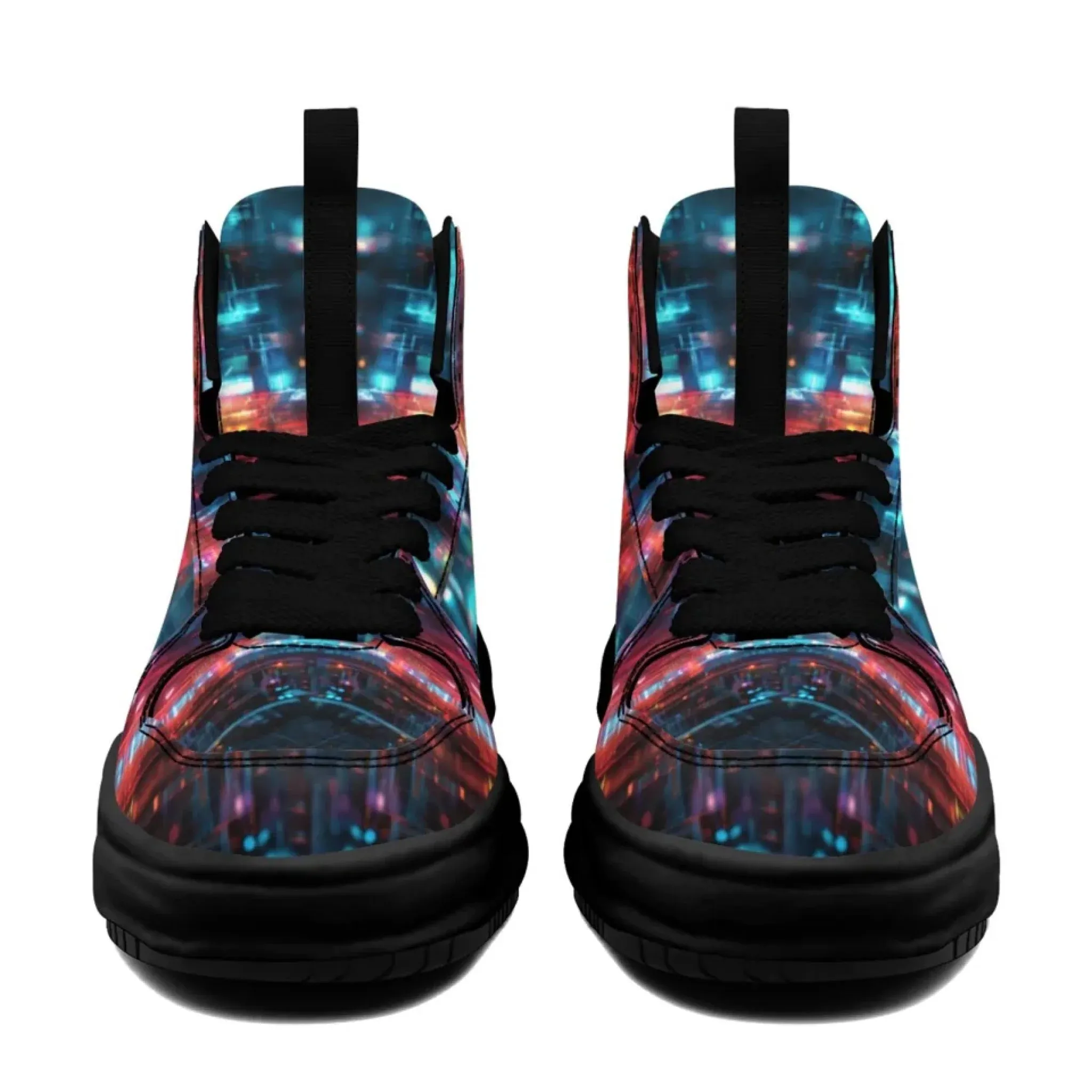 Personalized Trump Sneakers, Custom Pride Leather High Top Shoes, Bio-degradable Unisex Shoes