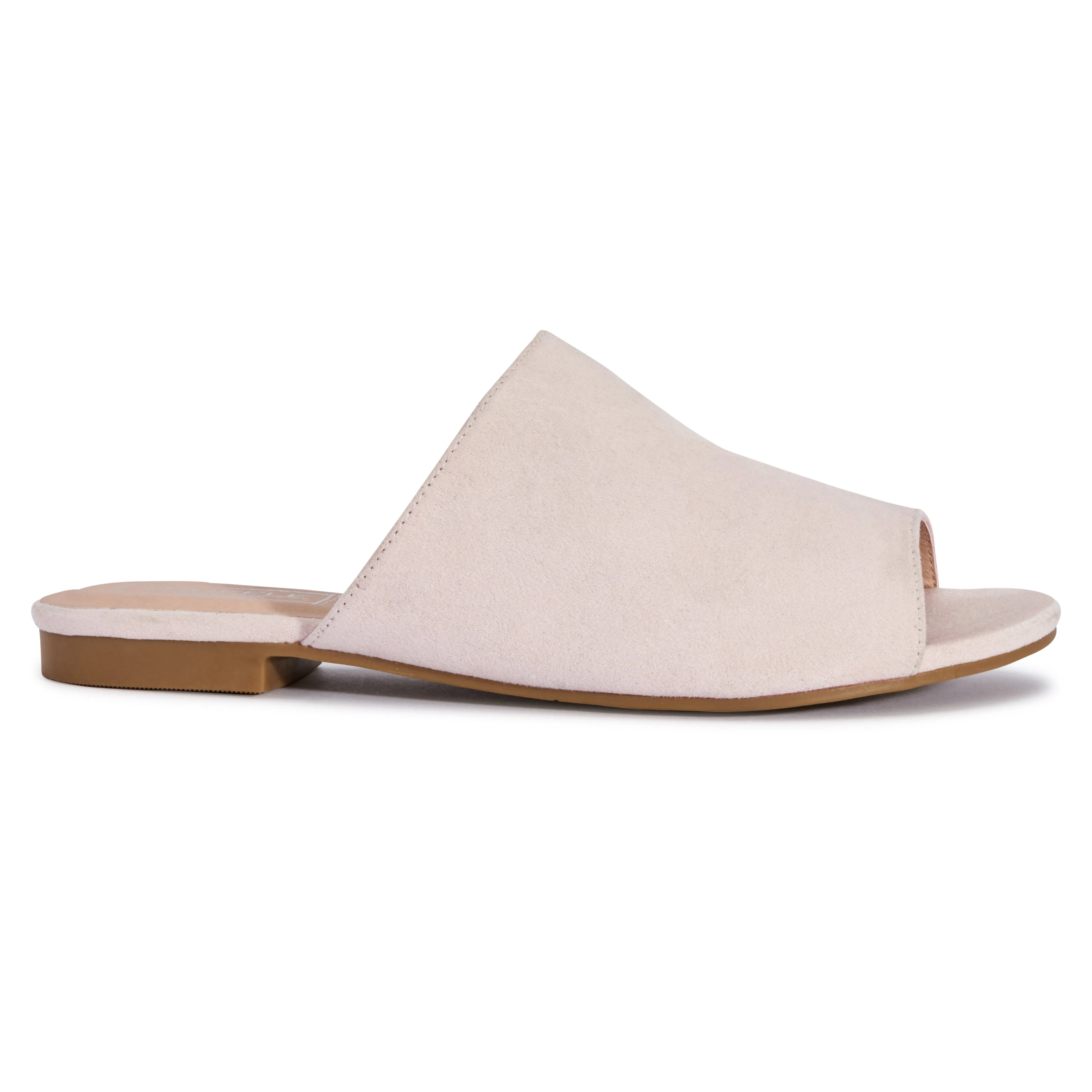 Pink Flat Mules