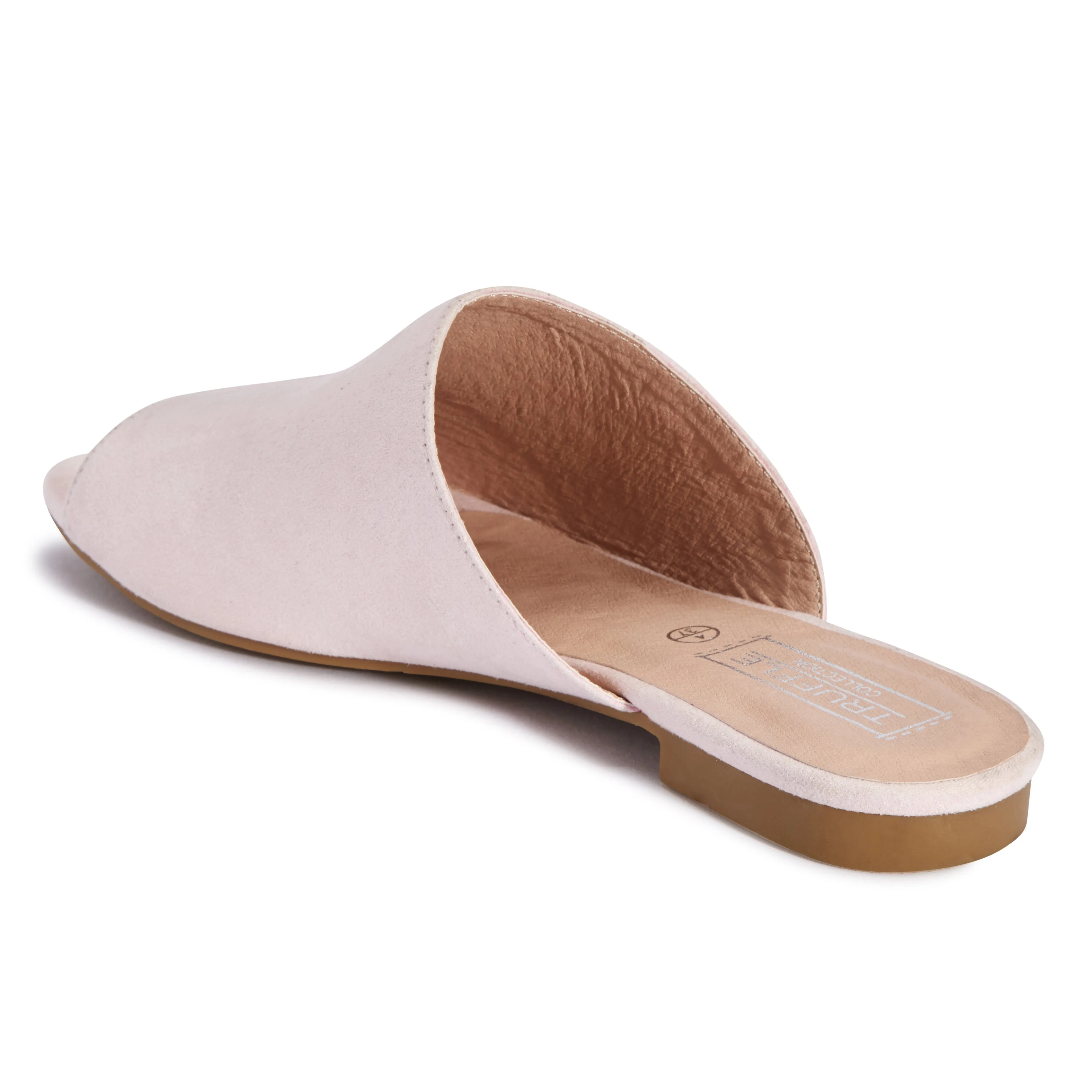 Pink Flat Mules