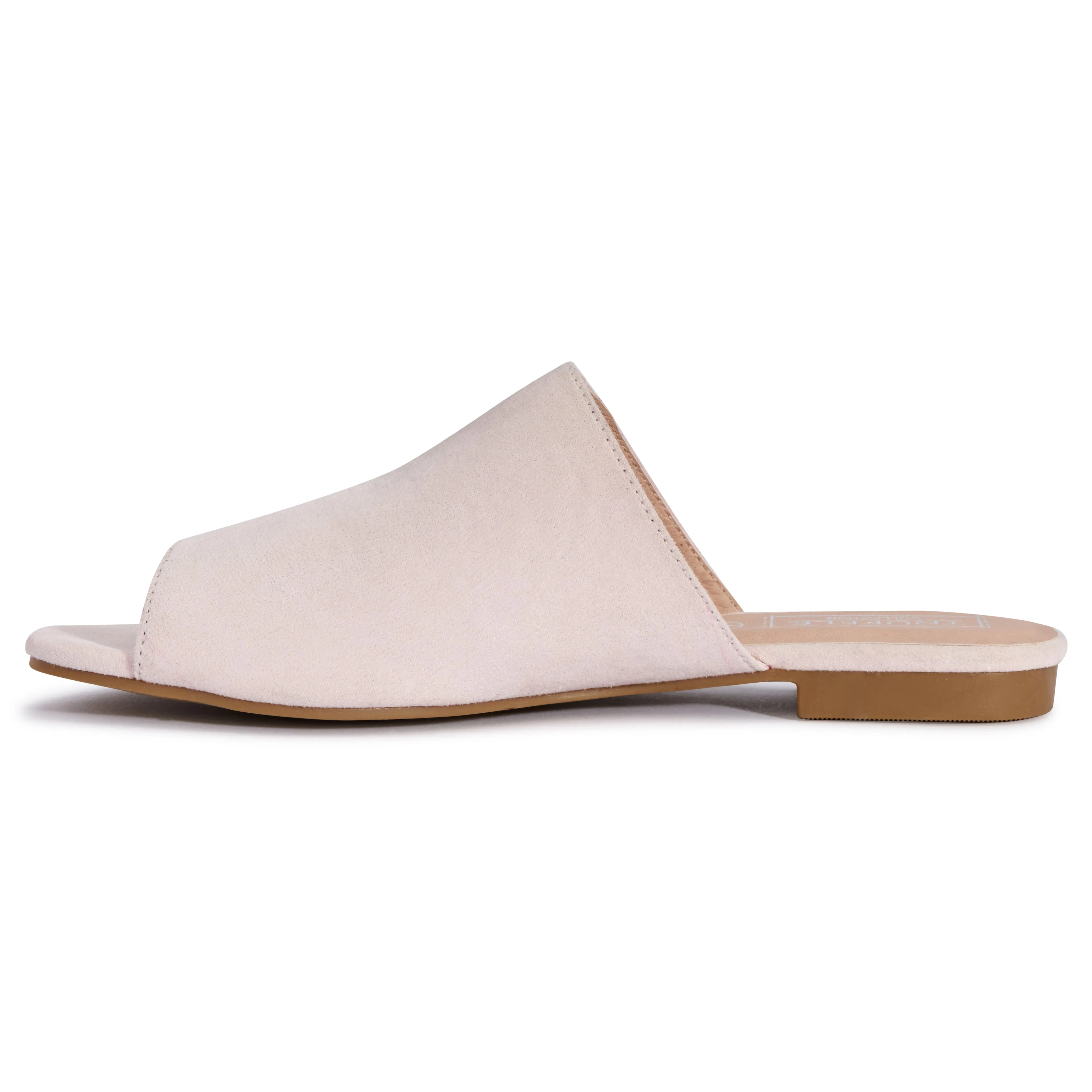Pink Flat Mules