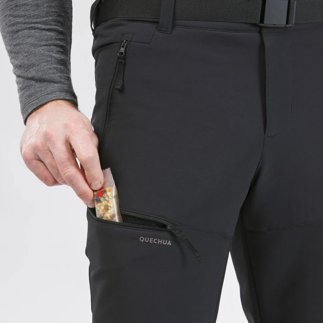 Quechua SH500 X-Warm Men's Snow Hiking Stretch Trousers - Water Repellent