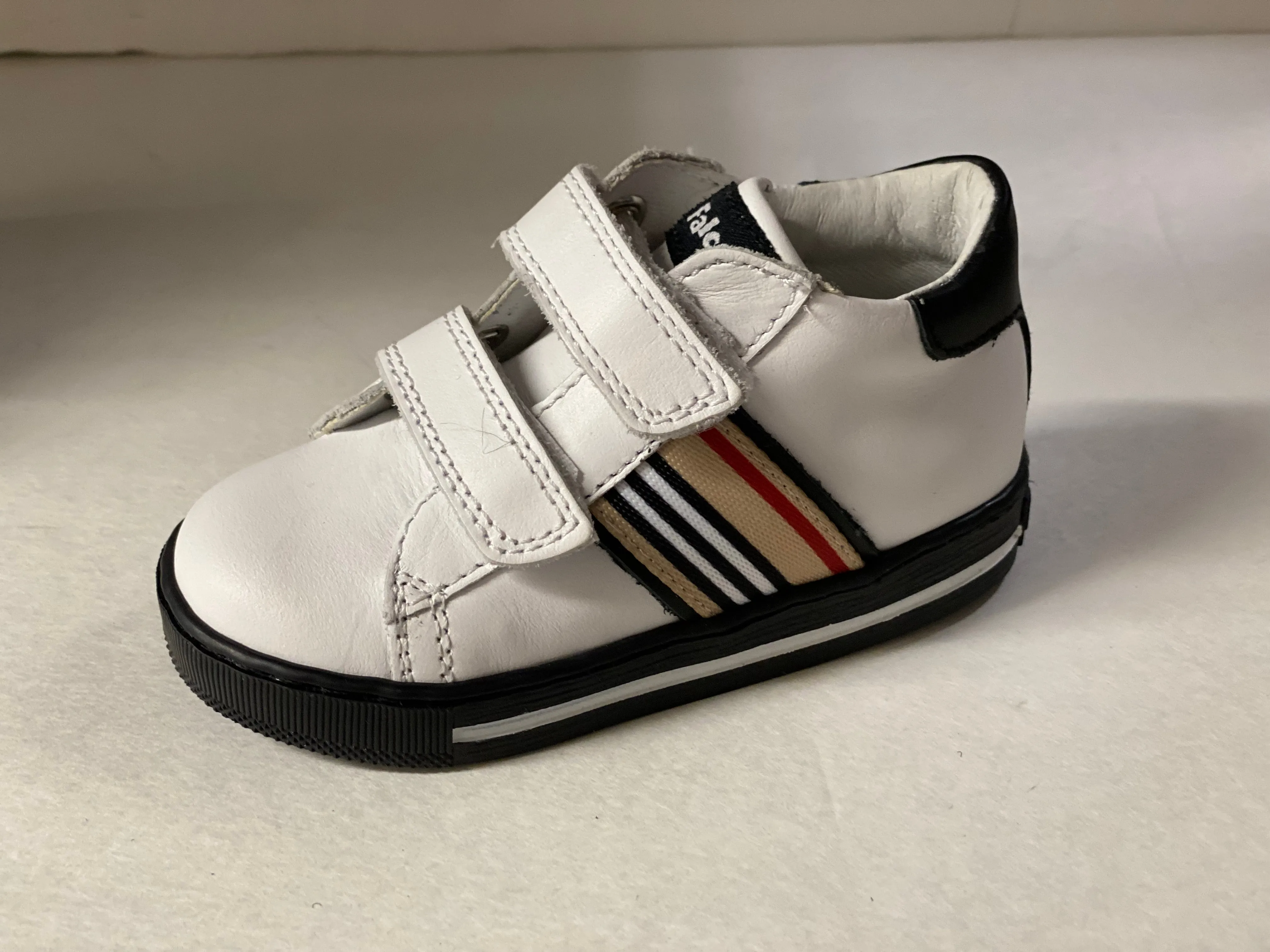 SALE Falcotto New Leryn VL Burberry Velcro Baby Sneaker
