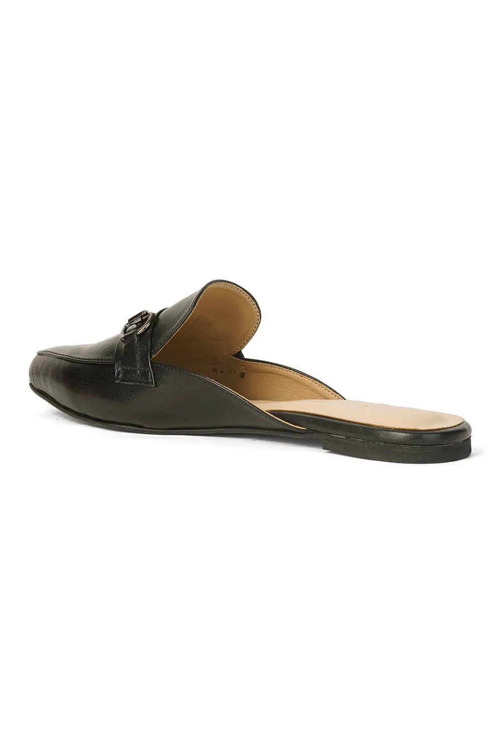 SOLES Pointed Toe Flat Mules
