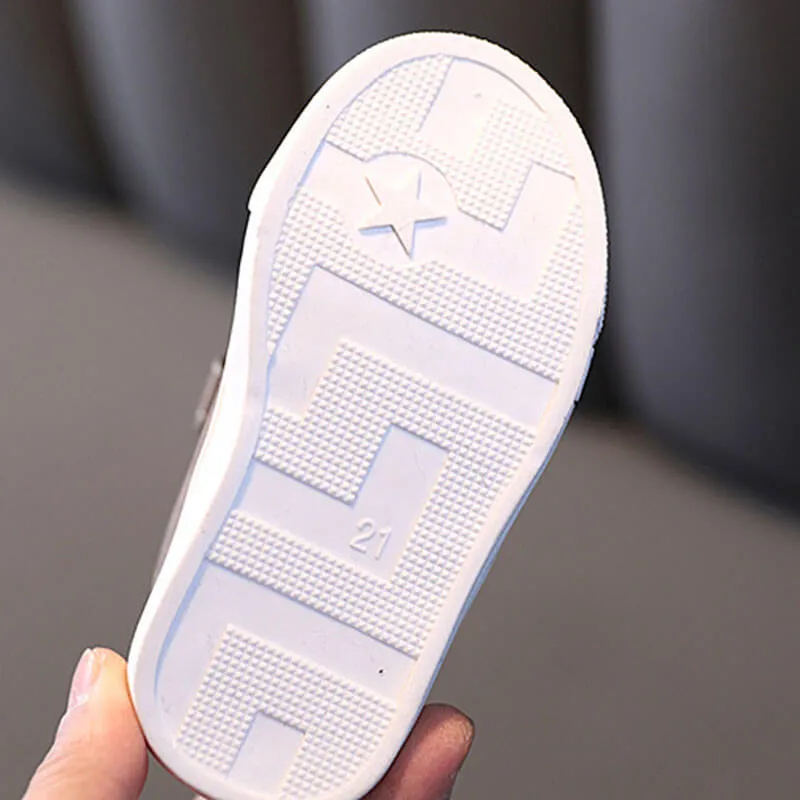 Star Pattern Velcro Sneakers