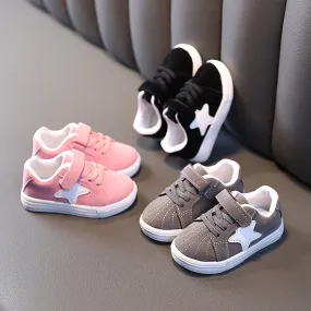 Star Pattern Velcro Sneakers