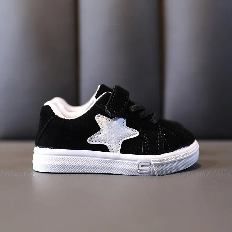 Star Pattern Velcro Sneakers