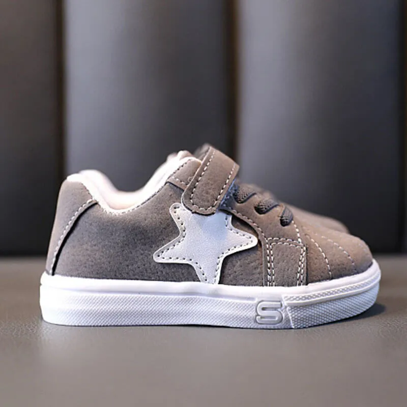 Star Pattern Velcro Sneakers