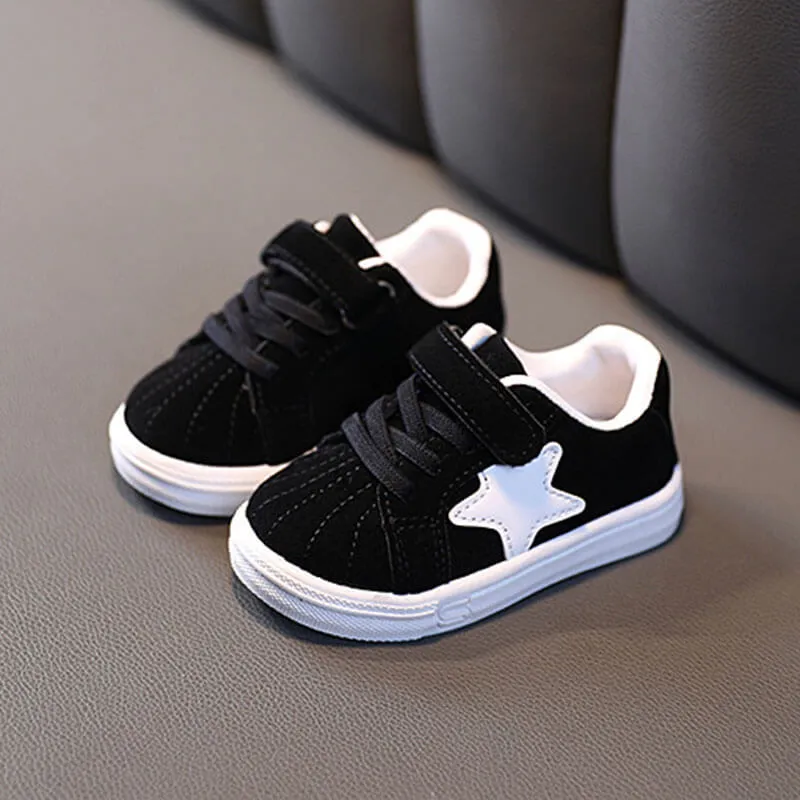 Star Pattern Velcro Sneakers